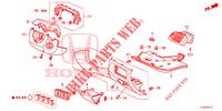 INSTRUMENT GARNISH (COTE DE CONDUCTEUR) (RH) for Honda ACCORD TOURER 2.4 S 5 Doors 6 speed manual 2015