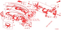 INSTRUMENT PANEL UPPER (RH) for Honda CIVIC DIESEL 1.6 MID 4 Doors 6 speed manual 2018