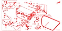 TRUNK LID (4D)  for Honda CIVIC DIESEL 1.6 MID 4 Doors 6 speed manual 2018