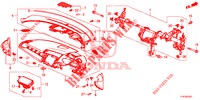 INSTRUMENT PANEL UPPER (RH) for Honda CIVIC DIESEL 1.6 TOP 4 Doors 6 speed manual 2018
