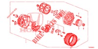 ALTERNATOR (MITSUBISHI) (1.4L) for Honda CIVIC 1.4 ES 5 Doors 6 speed manual 2012