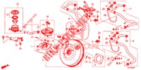 BRAKE MASTER CYLINDER/MAS TER POWER (RH) for Honda CIVIC 1.4 ES 5 Doors 6 speed manual 2012