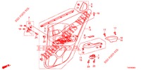 REAR DOOR LINING (4D)  for Honda CIVIC 1.4 ES 5 Doors 6 speed manual 2012