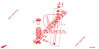 REAR SHOCK ABSORBER  for Honda CIVIC 1.4 ES 5 Doors 6 speed manual 2012