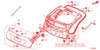 TAILGATE PANEL (2D)  for Honda CIVIC 1.4 ES 5 Doors 6 speed manual 2012