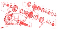 COUNTERSHAFT  for Honda CIVIC 1.4 S 5 Doors 6 speed manual 2012
