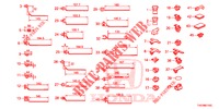 HARNESS BAND/BRACKET (RH)  for Honda CIVIC 1.4 S 5 Doors 6 speed manual 2012