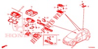 INTERIOR LIGHT  for Honda CIVIC 1.4 S 5 Doors 6 speed manual 2012