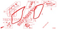 PILLAR GARNISH (RH) for Honda CIVIC 1.4 S 5 Doors 6 speed manual 2012