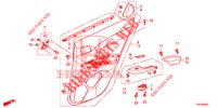 REAR DOOR LINING (4D)  for Honda CIVIC 1.4 S 5 Doors 6 speed manual 2012