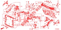 FRONT BULKHEAD/DASHBOARD  for Honda CIVIC 1.4 SE 5 Doors 6 speed manual 2012