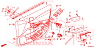 FRONT DOOR LINING (RH) for Honda CIVIC 1.4 SE 5 Doors 6 speed manual 2012