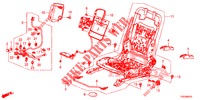 FRONT SEAT COMPONENTS (G.) (SIEGE REGLAGE MANUEL) for Honda CIVIC 1.4 SE 5 Doors 6 speed manual 2012