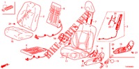 FRONT SEAT/SEATBELTS (G.) (RH) for Honda CIVIC 1.4 SE 5 Doors 6 speed manual 2012