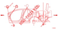 GROMMET (LATERAL) for Honda CIVIC 1.4 SE 5 Doors 6 speed manual 2012