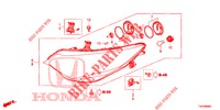 HEADLIGHT  for Honda CIVIC 1.4 SE 5 Doors 6 speed manual 2012