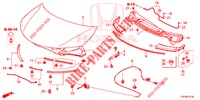 HOOD (RH) for Honda CIVIC 1.4 SE 5 Doors 6 speed manual 2012