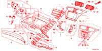 INSTRUMENT GARNISH (COTE DE PASSAGER) (RH) for Honda CIVIC 1.4 SE 5 Doors 6 speed manual 2012