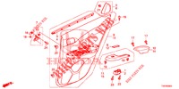 REAR DOOR LINING (4D)  for Honda CIVIC 1.4 SE 5 Doors 6 speed manual 2012