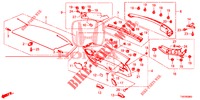 TAILGATE LINING/ REAR PANEL LINING (2D)  for Honda CIVIC 1.4 SE 5 Doors 6 speed manual 2012