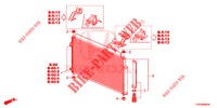 AIR CONDITIONER (CONDENSATEUR) for Honda CIVIC 1.8 ES 5 Doors 6 speed manual 2012
