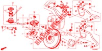 BRAKE MASTER CYLINDER/MAS TER POWER (RH) for Honda CIVIC 1.8 ES 5 Doors 6 speed manual 2012
