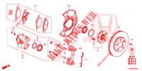FRONT BRAKE  for Honda CIVIC 1.8 ES 5 Doors 6 speed manual 2012
