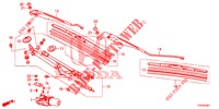 FRONT WINDSHIELD WIPER (RH) for Honda CIVIC 1.8 ES 5 Doors 6 speed manual 2012
