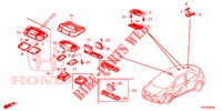 INTERIOR LIGHT  for Honda CIVIC 1.8 ES 5 Doors 6 speed manual 2012