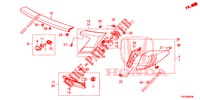 TAILLIGHT/LICENSE LIGHT (PGM FI)  for Honda CIVIC 1.8 ES 5 Doors 6 speed manual 2012