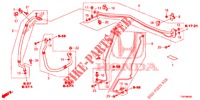 AIR CONDITIONER (FLEXIBLES/TUYAUX) (RH) for Honda CIVIC 1.8 EX 5 Doors 6 speed manual 2012