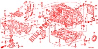 CYLINDER BLOCK/OIL PAN (1.8L) for Honda CIVIC 1.8 EX 5 Doors 6 speed manual 2012