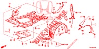 FRONT FENDERS  for Honda CIVIC 1.8 EX 5 Doors 6 speed manual 2012