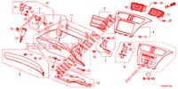 INSTRUMENT GARNISH (COTE DE PASSAGER) (RH) for Honda CIVIC 1.8 EX 5 Doors 6 speed manual 2012