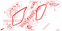 PILLAR GARNISH (RH) for Honda CIVIC 1.8 EX 5 Doors 6 speed manual 2012