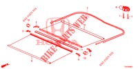 SUN SHADE COMPONENTS  for Honda CIVIC 1.8 EX 5 Doors 6 speed manual 2012
