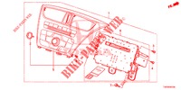 AUDIO UNIT  for Honda CIVIC 1.8 EX 5 Doors 5 speed automatic 2012