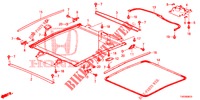 HEADLINER TRIM/SUN SHADE/ SLIDING GLASS  for Honda CIVIC 1.8 EX 5 Doors 5 speed automatic 2012