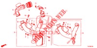 AIR INTAKE TUBE (1.8L) for Honda CIVIC 1.8 S 5 Doors 6 speed manual 2012