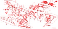 INSTRUMENT GARNISH (COTE DE PASSAGER) (RH) for Honda CIVIC 1.8 S 5 Doors 6 speed manual 2012