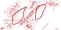 PILLAR GARNISH (RH) for Honda CIVIC 1.8 S 5 Doors 6 speed manual 2012