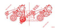 ALTERNATOR BELT (1.8L) for Honda CIVIC 1.8 S 5 Doors 5 speed automatic 2012