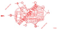 GROMMET (INFERIEUR) for Honda CIVIC 1.8 S 5 Doors 5 speed automatic 2012