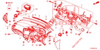 INSTRUMENT PANEL UPPER (RH) for Honda CIVIC 1.8 S 5 Doors 5 speed automatic 2012