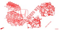 ENGINE ASSY./TRANSMISSION  ASSY. (1.8L) for Honda CIVIC 1.8 SE 5 Doors 6 speed manual 2012