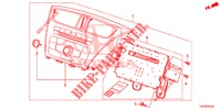 AUDIO UNIT  for Honda CIVIC 1.8 SE 5 Doors 5 speed automatic 2012