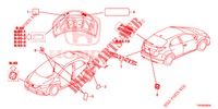 EMBLEMS/CAUTION LABELS  for Honda CIVIC 1.8 SE 5 Doors 5 speed automatic 2012
