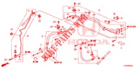 AIR CONDITIONER (FLEXIBLES/TUYAUX) (DIESEL) (2.2L) (RH) for Honda CIVIC DIESEL 2.2 ES 5 Doors 6 speed manual 2012