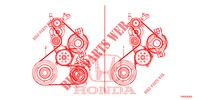 ALTERNATOR BELT(DIESEL) (2.2L) for Honda CIVIC DIESEL 2.2 ES 5 Doors 6 speed manual 2012
