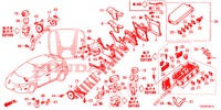 CONTROL UNIT (COMPARTIMENT MOTEUR) (1) (DIESEL) (2.2L) for Honda CIVIC DIESEL 2.2 ES 5 Doors 6 speed manual 2012